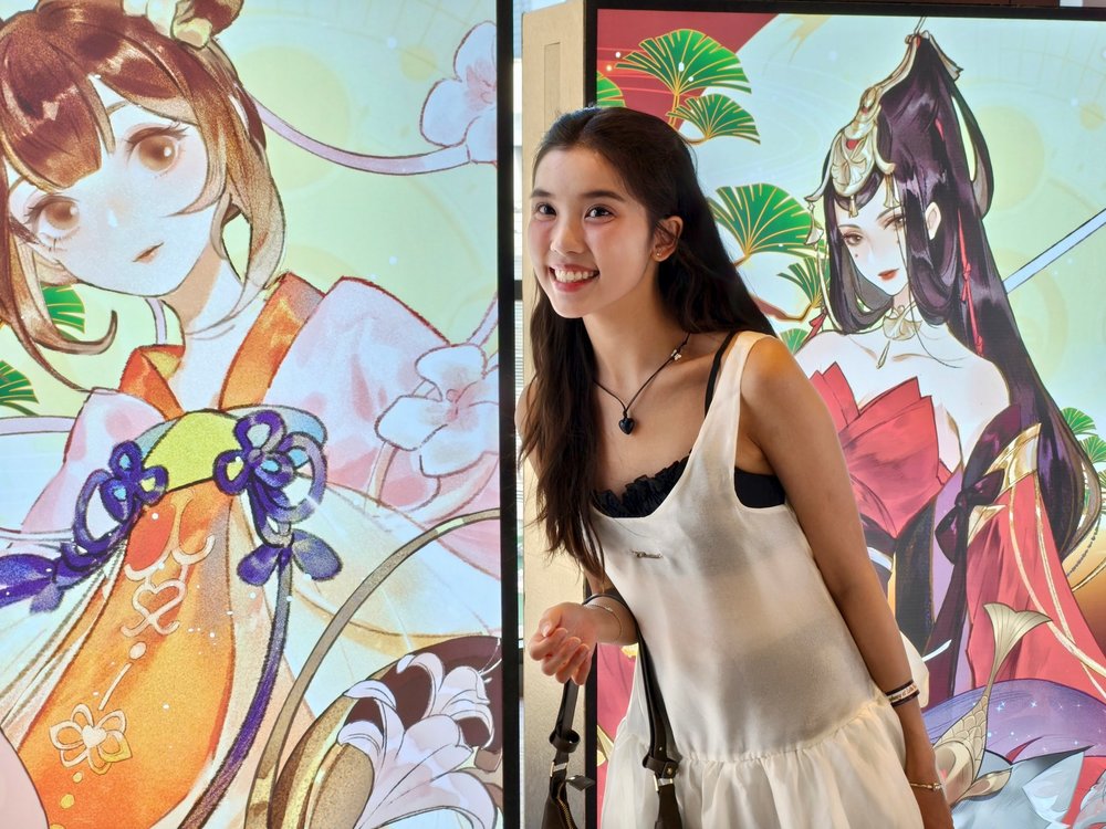  
KOC Hà Vi Schannel cũng góp mặt tại sự kiện.