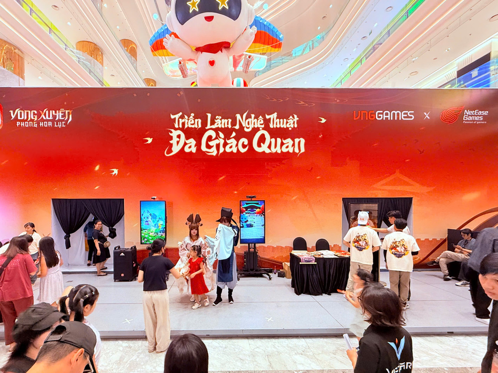  
Không gian triển lãm đa giác quan của game tại TP. Hồ Chí Minh.